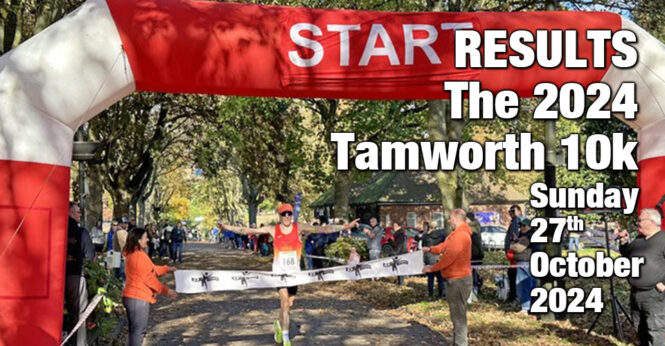 RESULTS - Tamworth 10k – Sunday 27th Oct 2024